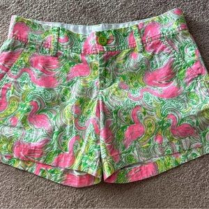 Callahan Pink and Green Patterned Women's Shorts
